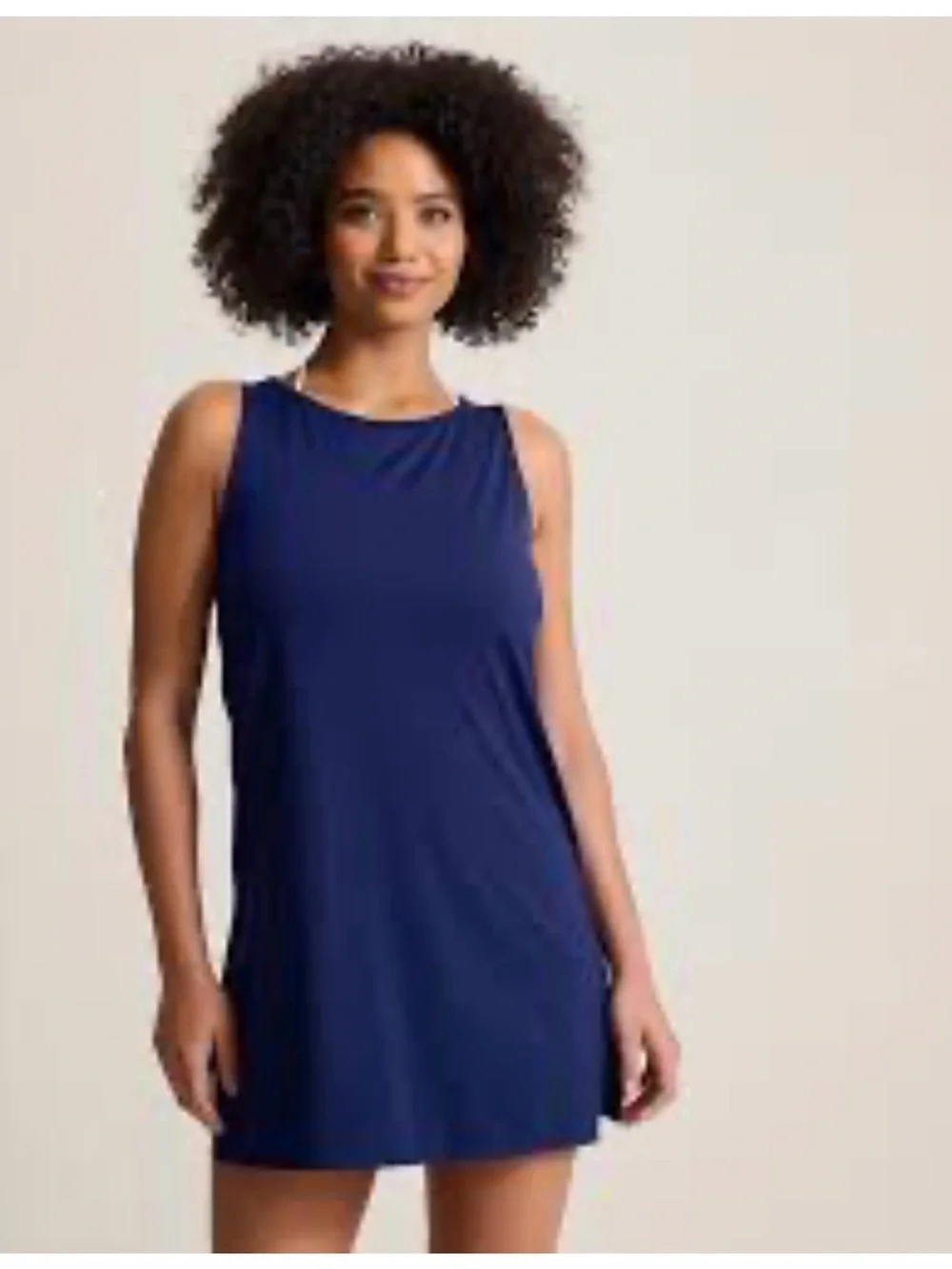 Tommy Bahama Pearl High Neck Navy Romper Women’s small Beach Swim - Picture 2 of 9